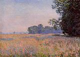 Claude Monet Oat Field painting